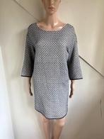 Humanoid jurk maat L blauw wit gemeleerd, Maat 42/44 (L), Ophalen of Verzenden, Zo goed als nieuw, Knielengte