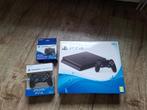 PlayStation 4 Slim 500GB + 2 Controllers, 500 GB, Met 2 controllers, Ophalen of Verzenden, Zo goed als nieuw