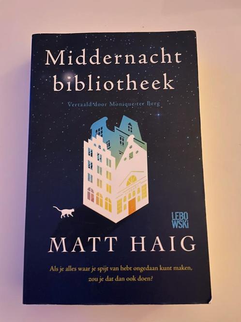 ZGAN boek Matt Haig -Middernachtbibliotheek midnight library, Boeken, Literatuur, Zo goed als nieuw, Nederland, Ophalen