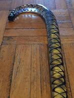 Zeldzame antieke glazen wandelstok cane uit Engeland 100 cm.