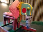 Theo Baars: Handbeschilderde Olifant & Pinguïn, Antiek en Kunst, Ophalen of Verzenden