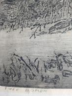 Frans Room Twee Bomen ets, Antiek en Kunst, Kunst | Etsen en Gravures, Ophalen of Verzenden