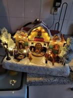 Kerstdorp boerderij oosterik village licht,geluid + beweging, Diversen, Kerst, Ophalen, Zo goed als nieuw