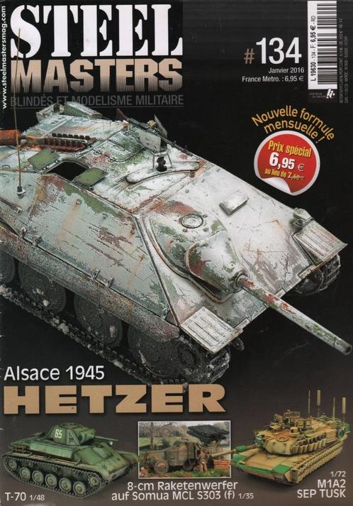steelmasters No 134 Blindes et modelisme militaire, Hobby en Vrije tijd, Modelbouw | Auto's en Voertuigen, Auto, Groter dan 1:32