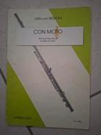 Con Moto - Jan van Beekum - Dwarsfluit, Muziek en Instrumenten, Bladmuziek, Ophalen of Verzenden