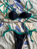 Braziliaanse brazilian bikini M padded setje blauw groen, Ophalen of Verzenden