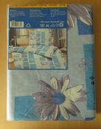 Beddekovertrek 1 persoons - Flanel, Ophalen, Eenpersoons, Blauw, Dekbedovertrek