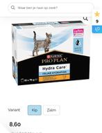 Ivm overlijden poes. 2x Purina hydra Care., Dieren en Toebehoren, Ophalen of Verzenden, Kat