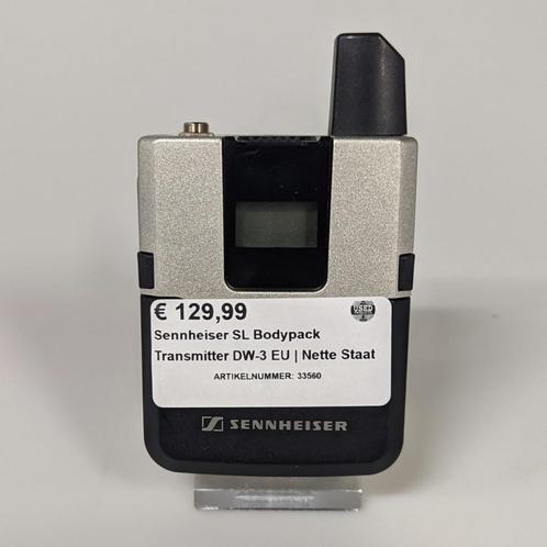 Sennheiser SL Bodypack Transmitter DW-3 EU | Nette Staat, Audio, Tv en Foto, Versterkers en Receivers, Zo goed als nieuw