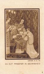 Devotieprentje 60 jaar Priesterfeest L. Stolk 1878 - 1938, Ophalen of Verzenden, Zo goed als nieuw, Kaart of Prent, Christendom | Katholiek