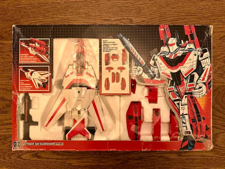 Jetfire Transformers G1 in box, Verzamelen, Transformers, Gebruikt, G1, Autobots, Ophalen of Verzenden