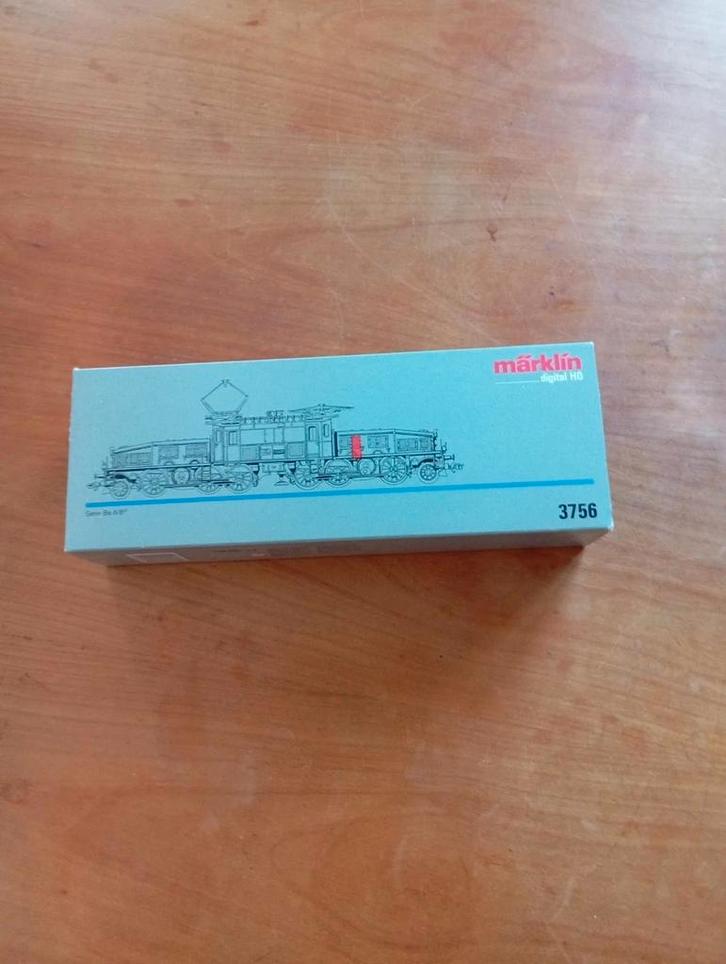 Märklin HO Digital Zwitserse Krokodil 3756, Hobby en Vrije tijd, Modeltreinen | H0, Verzenden