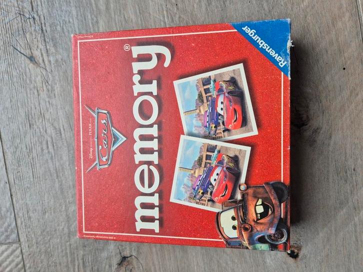CARS Memory spelletje, compleet, Verzamelen, Speelkaarten, Jokers en Kwartetten, Zo goed als nieuw, Speelkaart(en), Ophalen of Verzenden