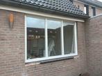 Houten kozijn met dubbel glas 220 x 150 cm, Ophalen, Gebruikt, Hout, Raamkozijn