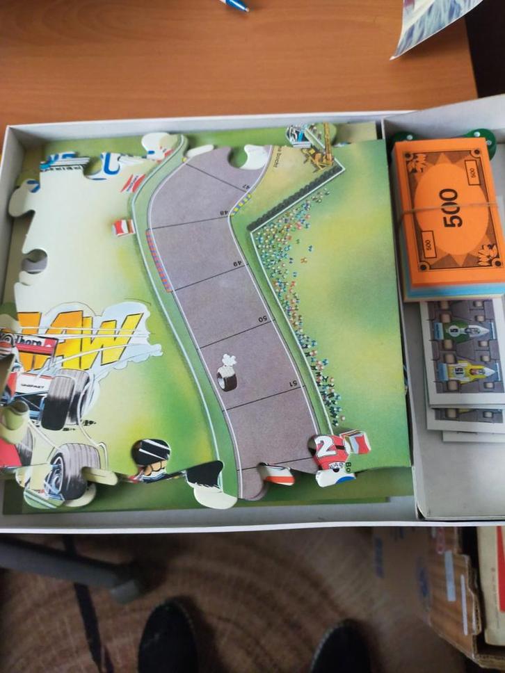 Zandvoort Circuit Spel, Hobby en Vrije tijd, Gezelschapsspellen | Bordspellen, Zo goed als nieuw, Een of twee spelers, Drie of vier spelers