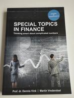 Special topics in finance, Ophalen of Verzenden, Zo goed als nieuw, HBO