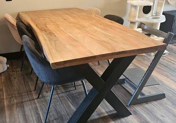 200x100x77 eetkametafel + stoelen. Zie beschrijving beschikbaar voor biedingen
