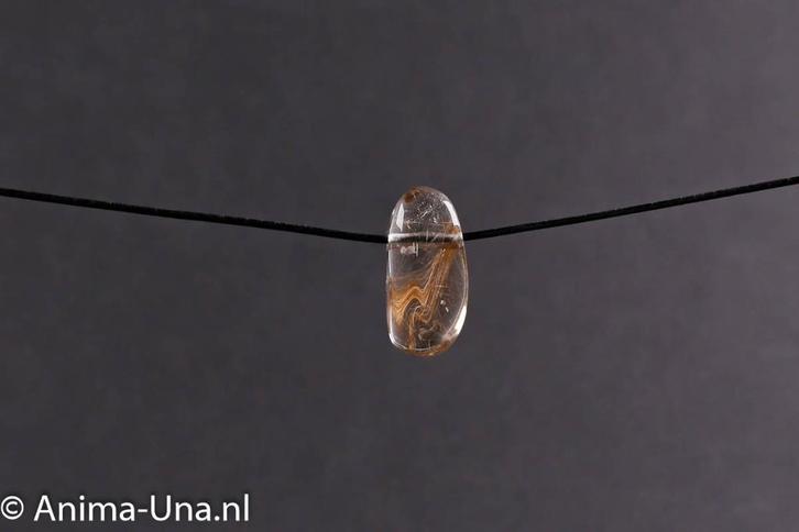 Rutielkwarts geboord, Verzamelen, Mineralen en Fossielen, Mineraal, Ophalen of Verzenden