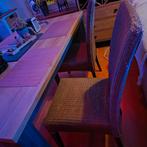 2x Lloyd Loom Rotan Stoelen, Huis en Inrichting, Stoelen, Ophalen, Gebruikt, Twee, Bruin