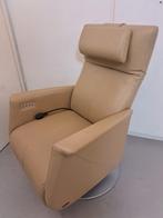 Prominent  Toscana Sta-op Elektrisch relaxfauteuil Echt Leer, Huis en Inrichting, Fauteuils, Ophalen, Minder dan 75 cm, Leer, Zo goed als nieuw