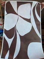 Bloemenposter 90x60cm, Huis en Inrichting, Ophalen, Minder dan 10 m², Wit