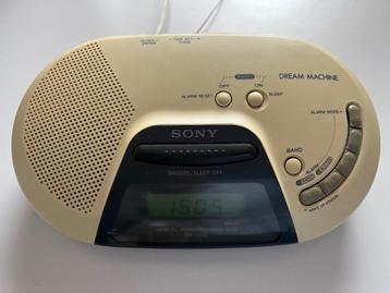 Sony wekkerradio ICF-C733 wit