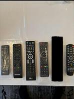 6 verschillende afstandsbedieningen, Audio, Tv en Foto, Ophalen, Zo goed als nieuw