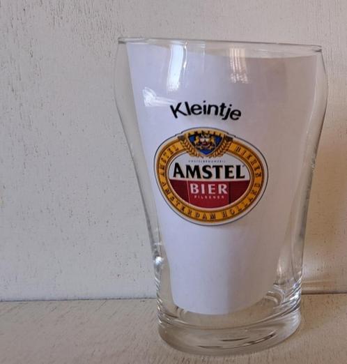 Amstel Bier glas Kleintje Café Bravour'S Hilversum, Verzamelen, Biermerken, Gebruikt, Glas of Glazen, Amstel, Ophalen