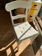 Mooie brocante Stoel met vintage kussentje, Ophalen of Verzenden