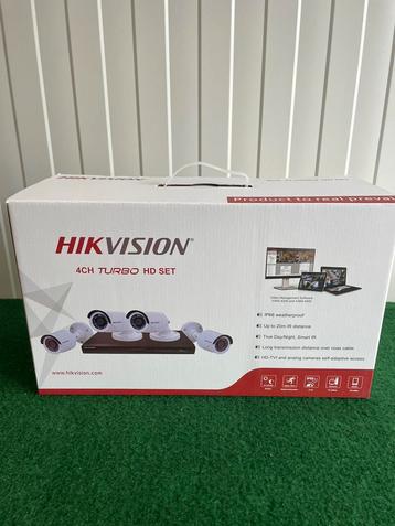 Nieuwe Hikvision CCTV beveiliging camera set met 4 camera’s beschikbaar voor biedingen