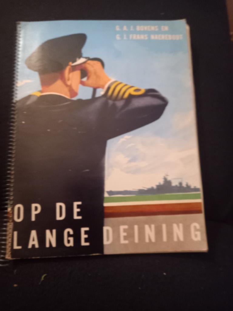 Op de Lange Deining - Boek over Schepen, Boeken, Ophalen of Verzenden, Gelezen, G.A.J. Bovens en G.J. Frans Haebout, Boot