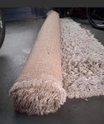 Grijs hoogpolig tapijt 200x300 cm, lees omschrijving, Huis en Inrichting, Stoffering | Vloerbedekking, Ophalen, Gebruikt, Beige