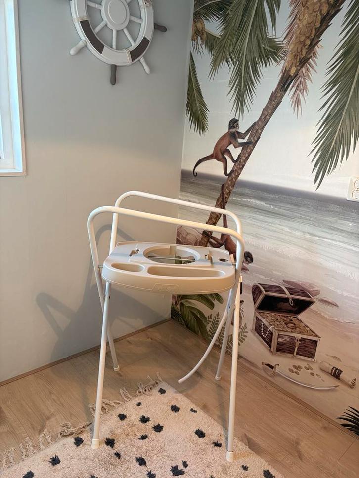 Bebe-Jou Click badstandaard 103cm Taupebrown, Kinderen en Baby's, Badjes en Verzorging, Gebruikt, Badje, Bébé-jou, Standaard, Ophalen