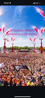 GEZOCHT! 2 tickets voor Defqon vrijdag., Tickets en Kaartjes, Twee personen