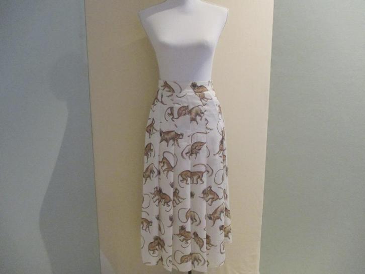 H&M rok maat 34, Kleding | Dames, Rokken, Zo goed als nieuw, Maat 34 (XS) of kleiner, Overige kleuren, Onder de knie, Verzenden