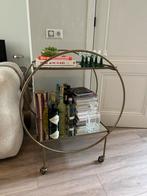 Drankkar trolley Sissyboy messing, Huis en Inrichting, Tafels | Bijzettafels, Ophalen, Metaal of Aluminium, Rond, 55 tot 75 cm