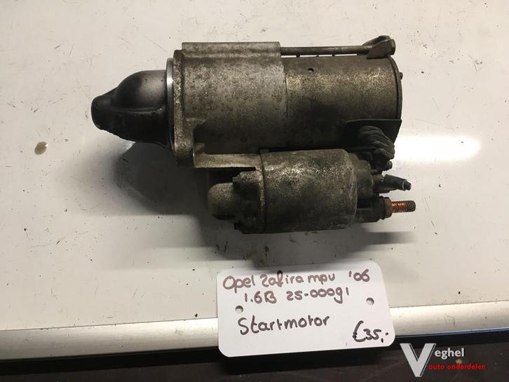 Opel Zafira 1.6 B 2006 2500091    Startmotor, Auto-onderdelen, Motor en Toebehoren, Gebruikt, Ophalen of Verzenden