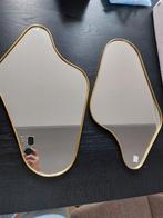 2 nieuwe spiegels van de Blokker met gouden rand., Nieuw, Minder dan 100 cm, Minder dan 50 cm, Rond