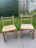 2 Houten Kinderstoeltjes, Ophalen, Gebruikt, Twee, Bruin