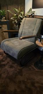 Olijfgroene stoel, Huis en Inrichting, Fauteuils, Ophalen of Verzenden, Zo goed als nieuw, 50 tot 75 cm