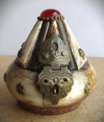 Snuifdoosje~Benen ringendoosje~Been~Afrikaans~Ringdoosje, Antiek en Kunst, Ophalen of Verzenden