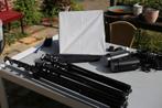 QH-DGS150 flitsset compleet met softbox, paraplu’s en reserv, Ophalen, Gebruikt, Overige Merken, Geen optische zoom