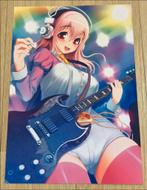 SUPER SONICO met gitaar Leuke Anime Poster, Verzamelen, Ophalen of Verzenden, Kuifje, Nieuw, Beeldje of Figuurtje