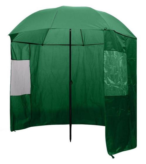 Visparaplu paraplu vissen groen 300x240 cm GRATIS BEZORGD!, Watersport en Boten, Hengelsport | Algemeen, Nieuw, Overige typen