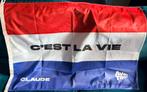 Vlag claude - songfestival 2025, Ophalen of Verzenden, Zo goed als nieuw