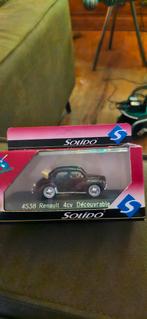 Renault 4cv Découvrable Solido Modelauto, Hobby en Vrije tijd, Modelauto's | 1:24, Ophalen of Verzenden