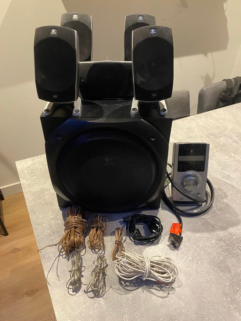 Logitech Z5500 5.1 Surround Set - Subwoofer & Speakers, Ophalen, Gebruikt, 5.1-systeem, Overige merken