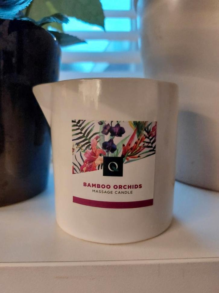 Nieuwe Massagekaars Exotiq - Bamboo Orchids Geur, Sport en Fitness, Gezondheidsproducten en Wellness, Nieuw, Aroma, Ophalen of Verzenden