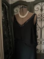 ZERO’ CHARMANTE TOP..V-HALS PAILLETRAND ZWART MAAT 44 NIEUW, Kleding | Dames, Verzenden, Zwart, Maat 42/44 (L), Nieuw