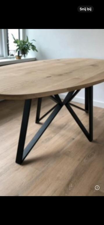 Stalen Tafelpoten/Onderstel Rond - Onbehandeld beschikbaar voor biedingen